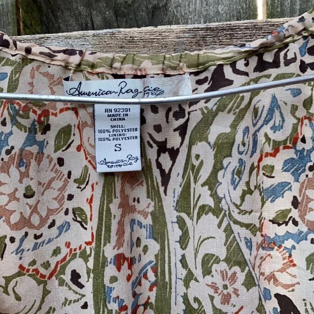 American Rag Sheer tunic sz. S - Picture 2 of 2